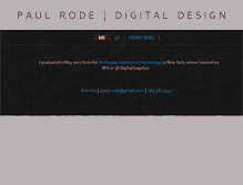 Tablet Screenshot of paulrode.rodedev.com